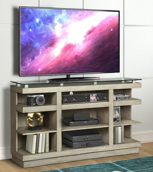 Legends Furniture Celino 65"TV Cart in Sandstone image