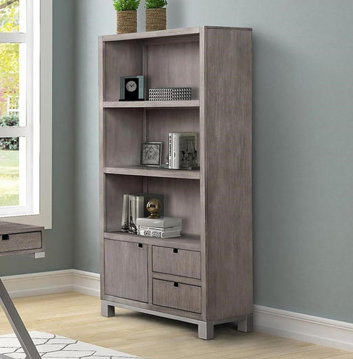 Legends Furniture Pacific Heights 72" Bookcase in Melbourne Grey image