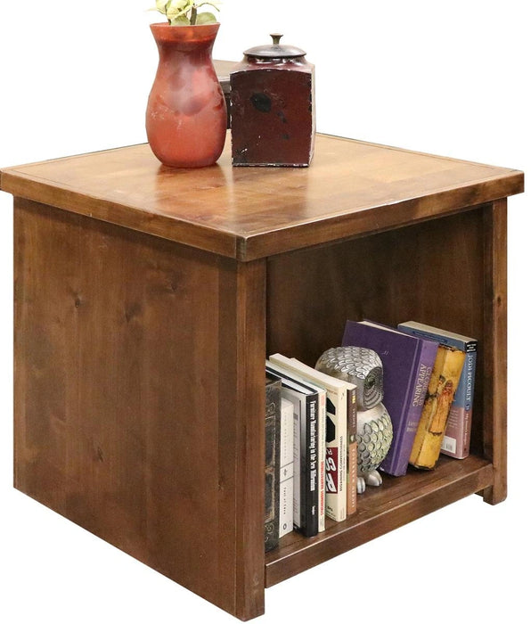 Legends Furniture Jackson Hole End Table in Aged Whiskey