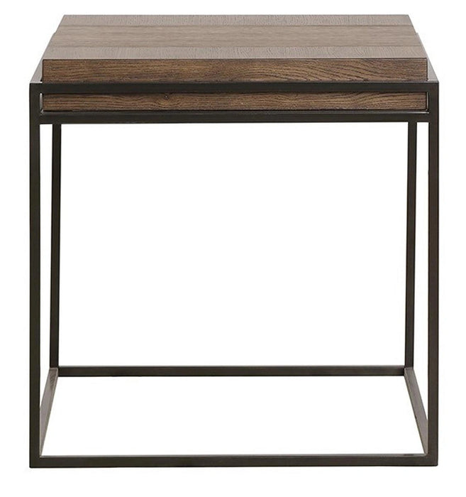 Legends Furniture Arcadia End Table in Modern Rustic