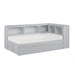 Orion-(4) Twin Bookcase Corner Platform Bed with Twin Trundle image
