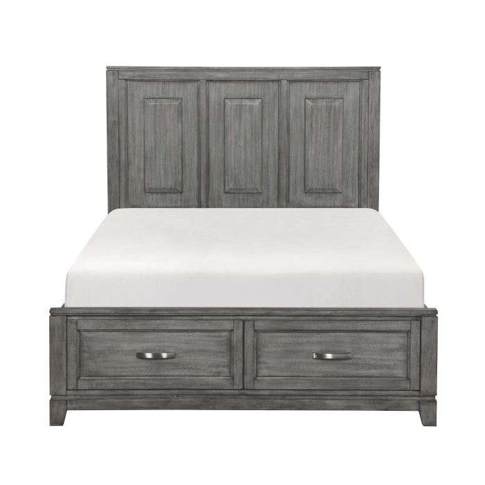 Garretson (3) Queen Platform Bed with Footboard Storage