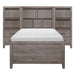 Woodrow-4pc Set Twin Wall Bed with Toy Boxes (TB+2PNS+TFT) image