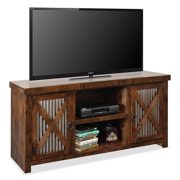 Legends Furniture Jackson Hole 65" TV Console in Aged Whisky