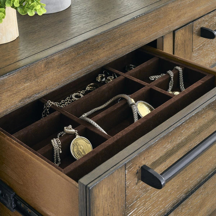 Legends Furniture Arcadia 9 Drawer Dresser in Modern Rustic