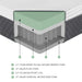 Findlay-12" Green Tea Gel-Infused Memory Foam Hybrid Mattress Display Cube image