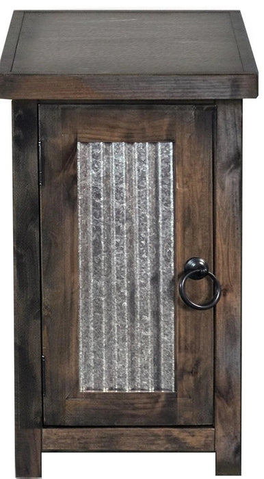 Legends Furniture Jackson Hole Side Table in Charcoal