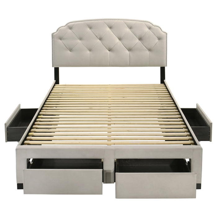 Marianna Panel Platform Storage Bed
