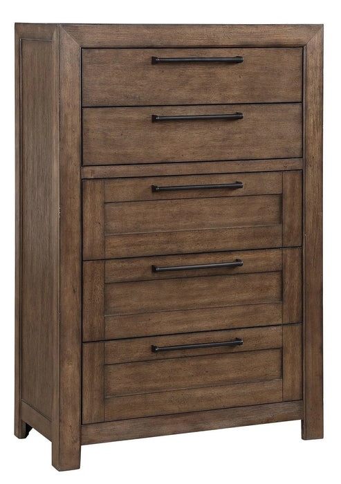 Legends Furniture Arcadia 5 Drawer Chest in Modern Rustic