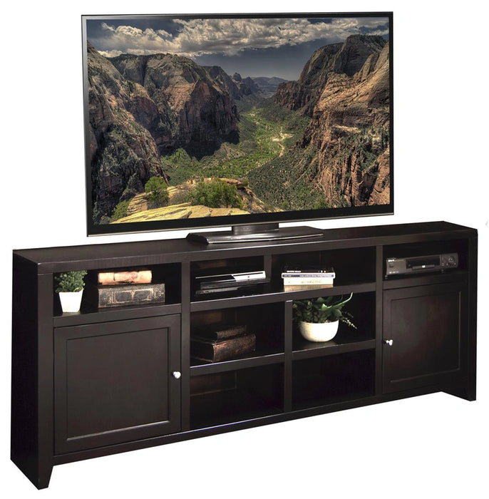 Legends Furniture Urban Loft 84" Super Console with Hutch in Mocha