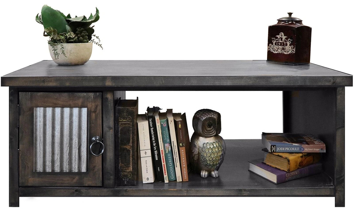 Legends Furniture Jackson Hole Coffee Table in Charcoal