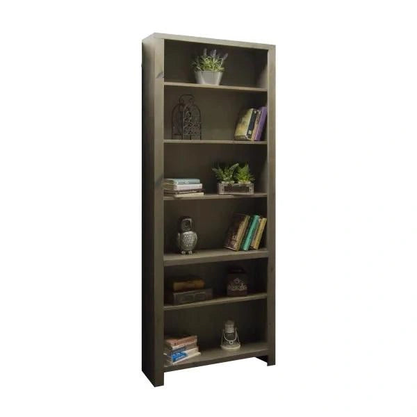 Legends Furniture Joshua Creek 84" Bookcase in Barnwood
