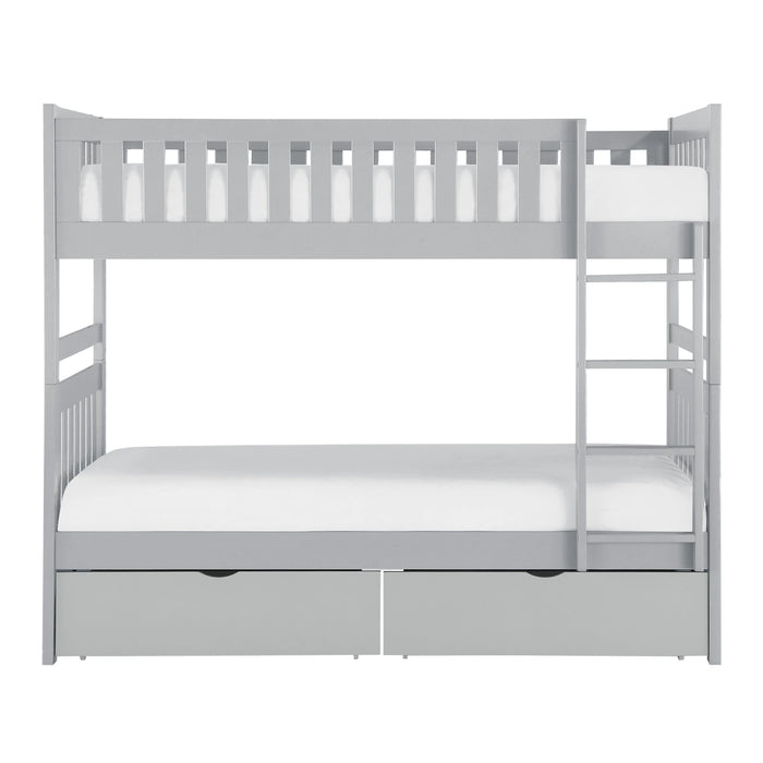 Orion-(4) Twin/Twin Bunk Bed with Storage Boxes image