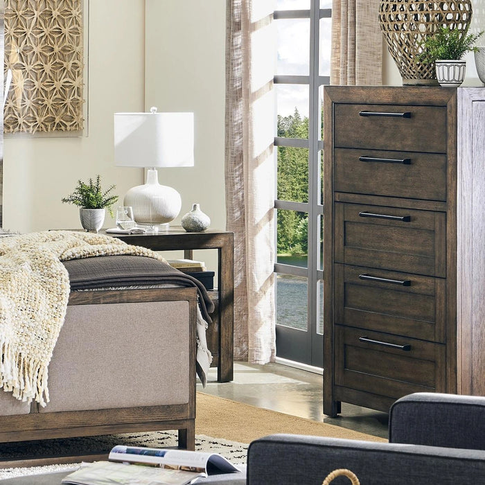 Legends Furniture Arcadia 5 Drawer Chest in Modern Rustic