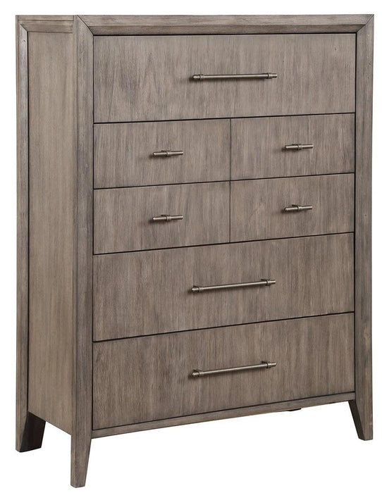Legends Furniture Avana 7 Drawer Chest in Smoky Greige