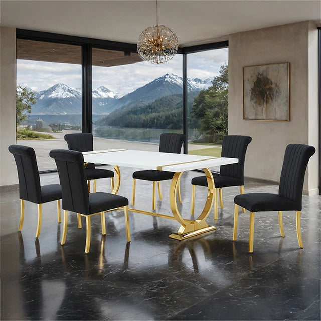 Holbaek 7 Pc 80" Dining Table Set