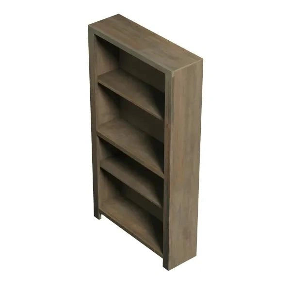 Legends Furniture Joshua Creek 60" Bookcase in Barnwood