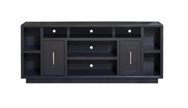 Legends Furniture Sunset 83" Console in Seal Skin Black