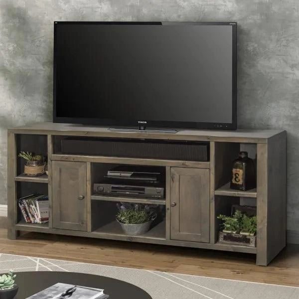 Legends Furniture Joshua Creek 64" TV Console in Barnwood