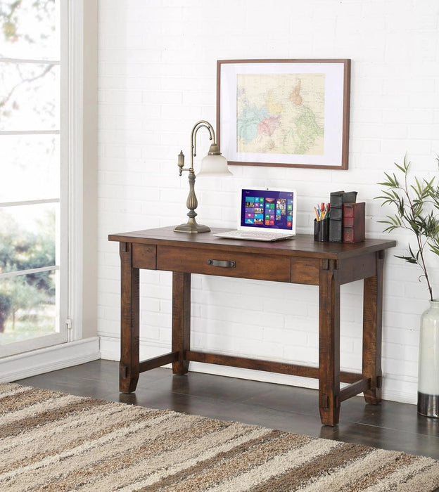 Legends Furniture Restoration Writing Desk in Rustic Walnut