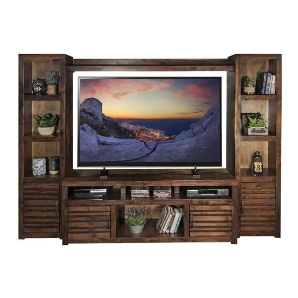 Legends Furniture Sausalito Entertainment Wall in Whiskey