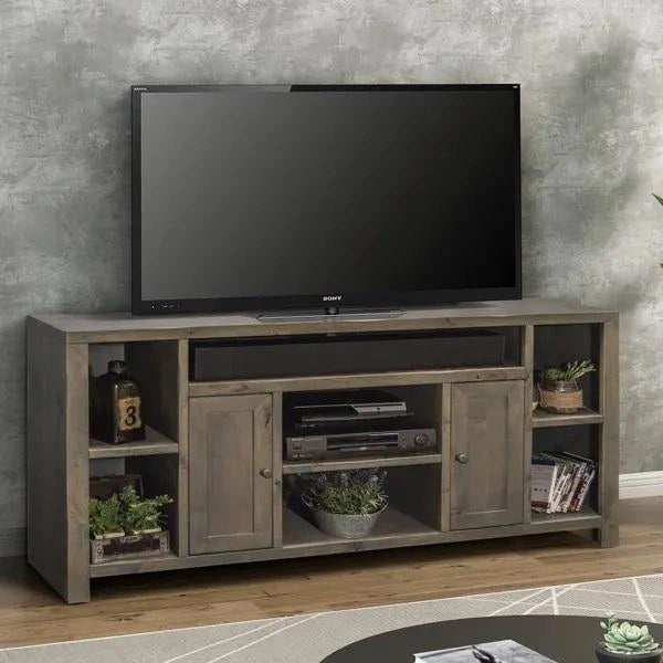 Legends Furniture Joshua Creek 64" TV Console in Barnwood