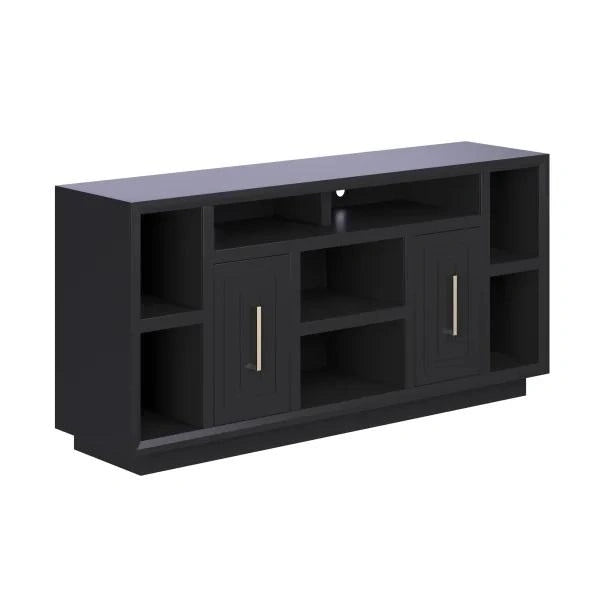 Legends Furniture Sunset 67" Console in Seal Skin Black