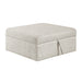 Isla-Storage Ottoman with Casters image