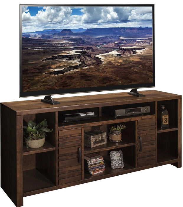 Legends Furniture Sausalito 74"TV Console in Whiskey