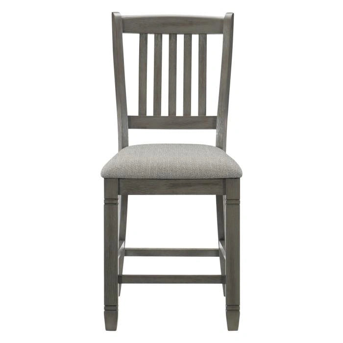 Granby Counter Height Chair in Antique Gray (Set of 2) 5627GY-24