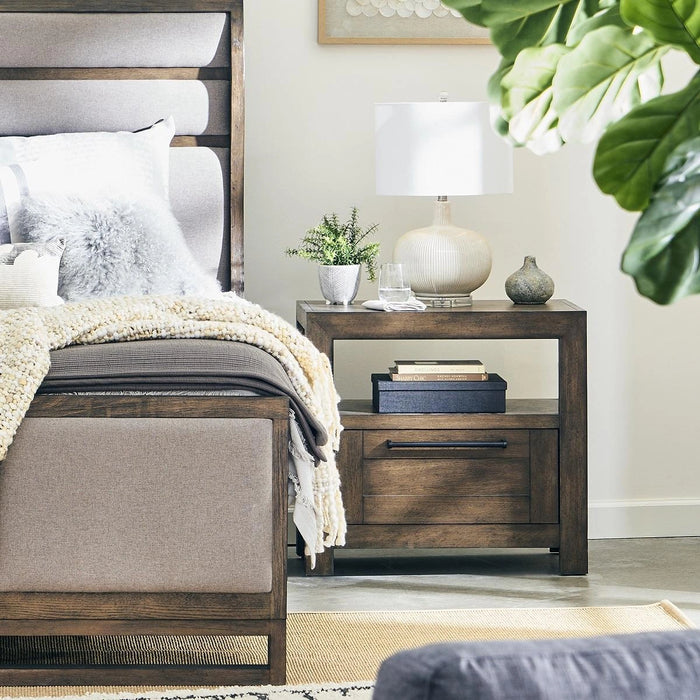 Legends Furniture Arcadia Open Nightstand in Modern Rustic