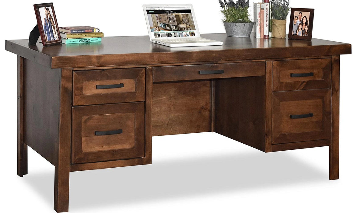 Legends Furniture Sausalito Executive Desk in Whiskey