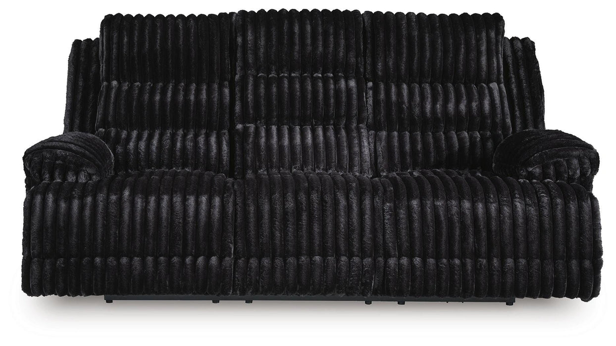 Rhine Falls Power Reclining Sofa with Drop Down Table