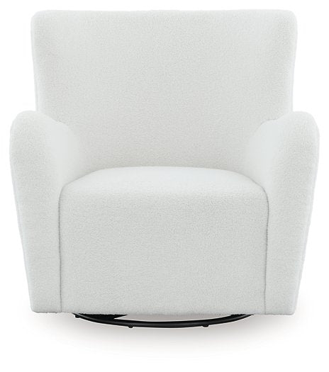 Rowenburg Swivel Glider Accent Chair