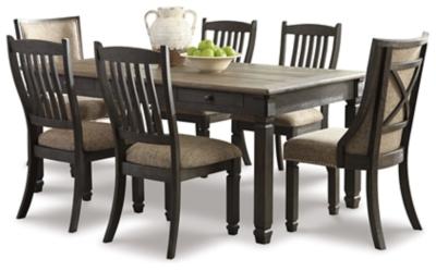 Ashley Furniture Tyler Creek dining room set with a wooden table and matching chairs for a stylish dining space.