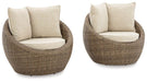 Danson Swivel Lounge with Cushion (Set of 2) image