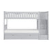 Orion-(5) Twin/Twin Step Bunk Bed with Storage Boxes image