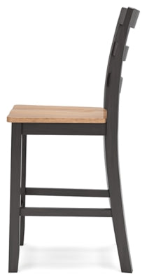 Ashley Furniture Gesthaven dining room set with a wooden table and matching chairs, stylish and suitable for modern dining spaces.