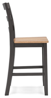 Ashley Furniture Gesthaven dining room set with a table and six chairs, featuring classic wooden design and elegant craftsmanship.