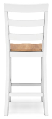 Ashley Furniture Gesthaven dining room set with a wooden table and matching chairs in a modern dining space.