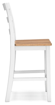 Ashley Furniture Gesthaven dining room set with a wooden table and six matching chairs, elegant and modern for the dining space.