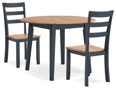 Ashley Furniture Gesthaven dining room set with a wooden table and matching chairs, elegant and stylish for the dining area.