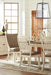 Ashley Furniture Bolanburg dining table with a dark wood finish, featuring a rectangular surface and sturdy legs for home dining.