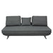 Dolce Lounge Seating Platform with Moveable Backrest Supports by Diamond Sofa - Grey Fabric image