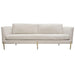 Lane Sofa in Light Cream Fabric with Gold Metal Legs by Diamond Sofa image