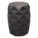 Fig Solid Mango Wood Accent Table in Grey Finish w/ Geometric Motif by Diamond Sofa image