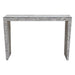 Mosaic Console Table w/ Bone Inlay in Linear Pattern by Diamond Sofa image