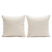 Set of (2) 16" Square Accent Pillows in Bone Boucle Textured Fabric by Diamond Sofa image