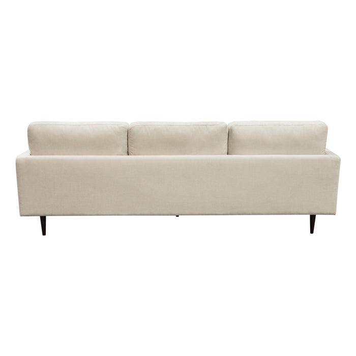 Kelsey Reversible Chaise Sectional in Cream Fabric by Diamond Sofa