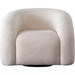 Quantum Swivel Accent Chair in Ivory Sherpa image